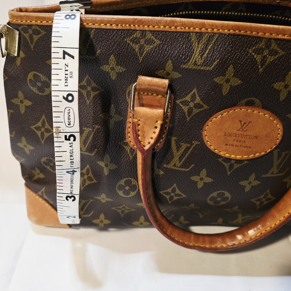 1960's Vintage Louis Vuitton Monogram Leather Handbag - Picture 14 of 16